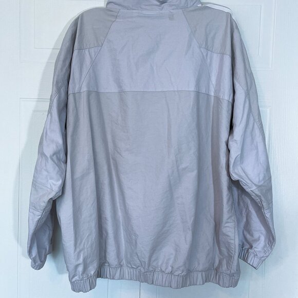 Adidas Anorak Jacket Kangaroo Pale Grey Unisex - Picture 6 of 8